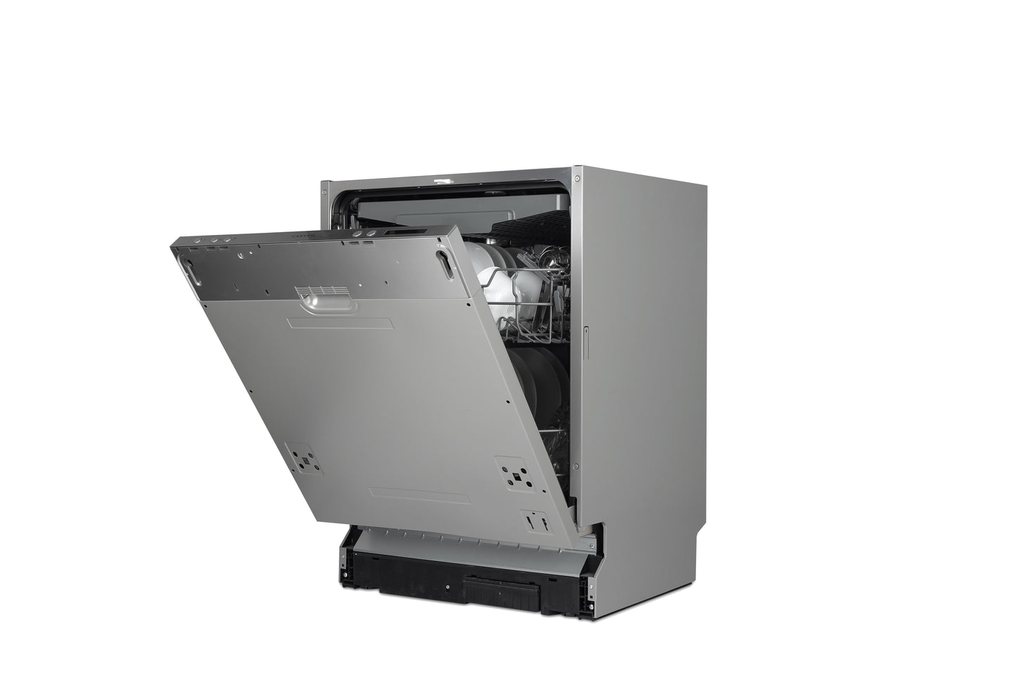 Carysil Fully Built-in Dishwasher DW-01, A++ Energy Class, 14 Place Setting, 7 Wash Programs, Touch Control Display, Water Consumption 10Ltr/cycle, 44 dBA Low Noise Operation, Detergent Automation Sensor, Stainless Steel