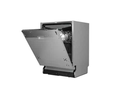 Carysil Fully Built-in Dishwasher DW-01, A++ Energy Class, 14 Place Setting, 7 Wash Programs, Touch Control Display, Water Consumption 10Ltr/cycle, 44 dBA Low Noise Operation, Detergent Automation Sensor, Stainless Steel