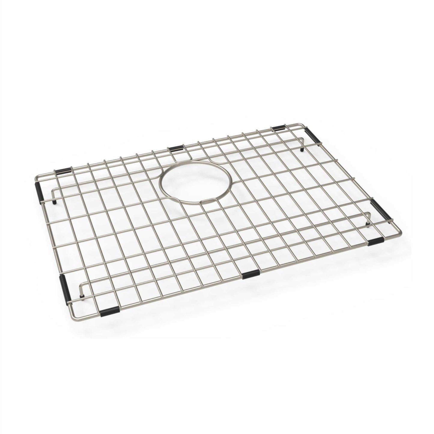 Carysil Wire Grid for Kitchen Sink, 304-Grade Stainless Steel, Metal Dish Drying Rack, Self Draining, Prevents Sliding, Kitchen Sink Accessories, 46.6x32.6x2.96 cm