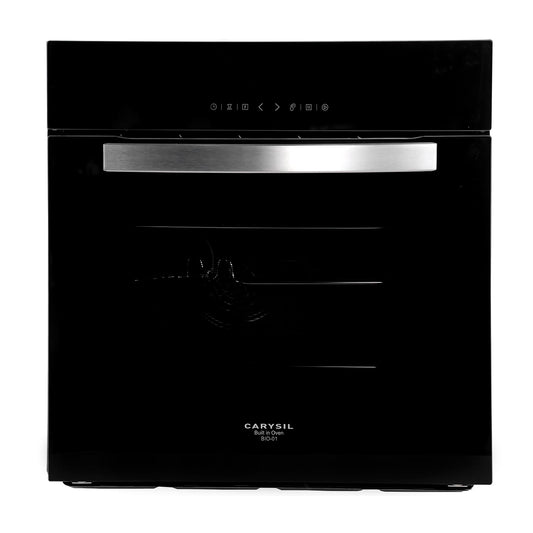 Carysil Built-in Electric Oven BIO-01, 65L Capacity, 8 Cooking Function, Sensor Touch Control, Triple Insulated Glass Door, Grill, Bake & Roast, Child Lock, Stainless Steel Finish