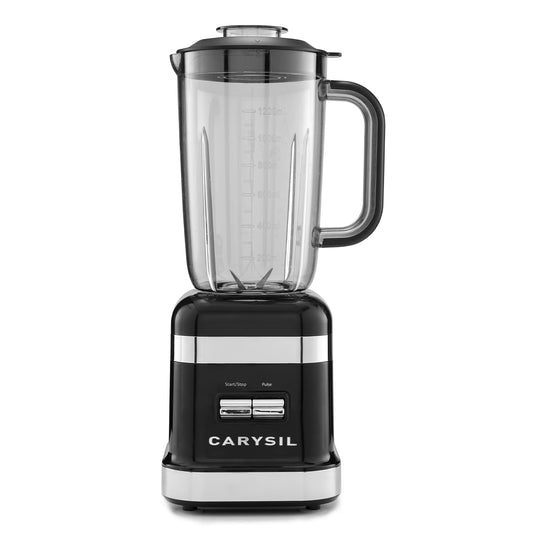 Carysil Blender, Juicer, Mixer, Grinder, Smoothie Maker, Heavy Duty ABS Body, 220 V Power with 1.2L Blender Jar, Variable Speed Control, Premium Black Finish