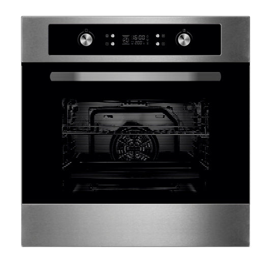 Carysil Built-in Electric Oven BIO-02, 65L Capacity, 9 Cooking Function, Pop-out Rotary Knobs & Push-Buttons, Triple Insulated Glass Door, Grill, Bake & Roast, Child Lock, Stainless Steel Finish