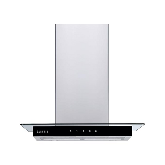 Carysil Gusto 90 cm Kitchen Chimney, T-Shape, 1000 m³/hr Baffle Filter, 3-Speed Touch Control, Metal Housing, Oil Collector, LED Lamp, 7-year Motor Warranty