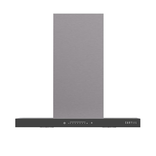 Carysil Rockstar 60 cm Kitchen Chimney, T-Shape, 1180 m³/hr Suction Capacity, Baffle Filter, PDCA Motor, Slider Touch Control, Heat Auto Clean, Oil Collector, LED Lamp, 7-year Motor Warranty (Silver)