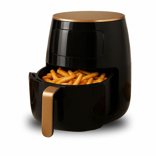 Carysil Air Fryer 4.5L Capacity, Oil-Free Touch Panel Fryer for Healthy Cooking, Fast Frying, Perfect Addition for any Modern Kitchen, Sleek Black Design