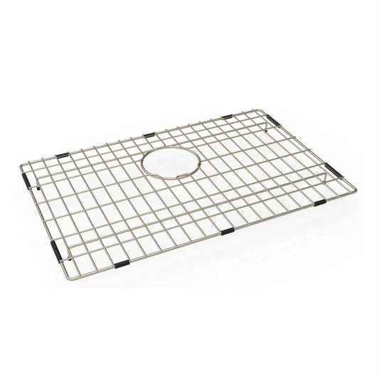 Carysil Wire Grid for Kitchen Sink, 304-Grade Stainless Steel, Metal Dish Drying Rack, Self Draining, Prevents Sliding, Kitchen Sink Accessories, 54.7x35.5x2.96 cm