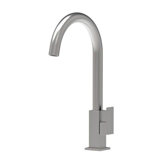 Carysil CT-02 Cold Tap Modern Kitchen Faucet, 360-Degree Swivel, Single-Lever Handle for Cold Water, Chrome Finish, 5-Year Warranty