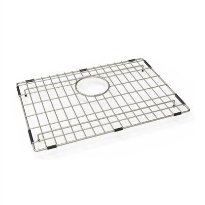 Carysil Wire Grid for Kitchen Sink, 304-Grade Stainless Steel, Metal Dish Drying Rack, Self Draining, Prevents Sliding, Kitchen Sink Accessories, 46.6x32.6x2.96 cm