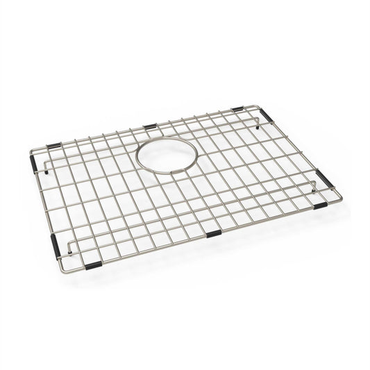Carysil Wire Grid for Kitchen Sink, 304-Grade Stainless Steel, Metal Dish Drying Rack, Self Draining, Prevents Sliding, Kitchen Sink Accessories, 46.6x32.6x2.96 cm