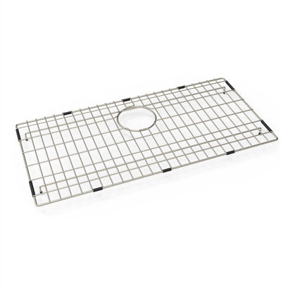 Carysil Wire Grid for Kitchen Sink, 304-Grade Stainless Steel, Metal Dish Drying Rack, Self Draining, Prevents Sliding, Kitchen Sink Accessories, 68.2x33.2x2.96 cm