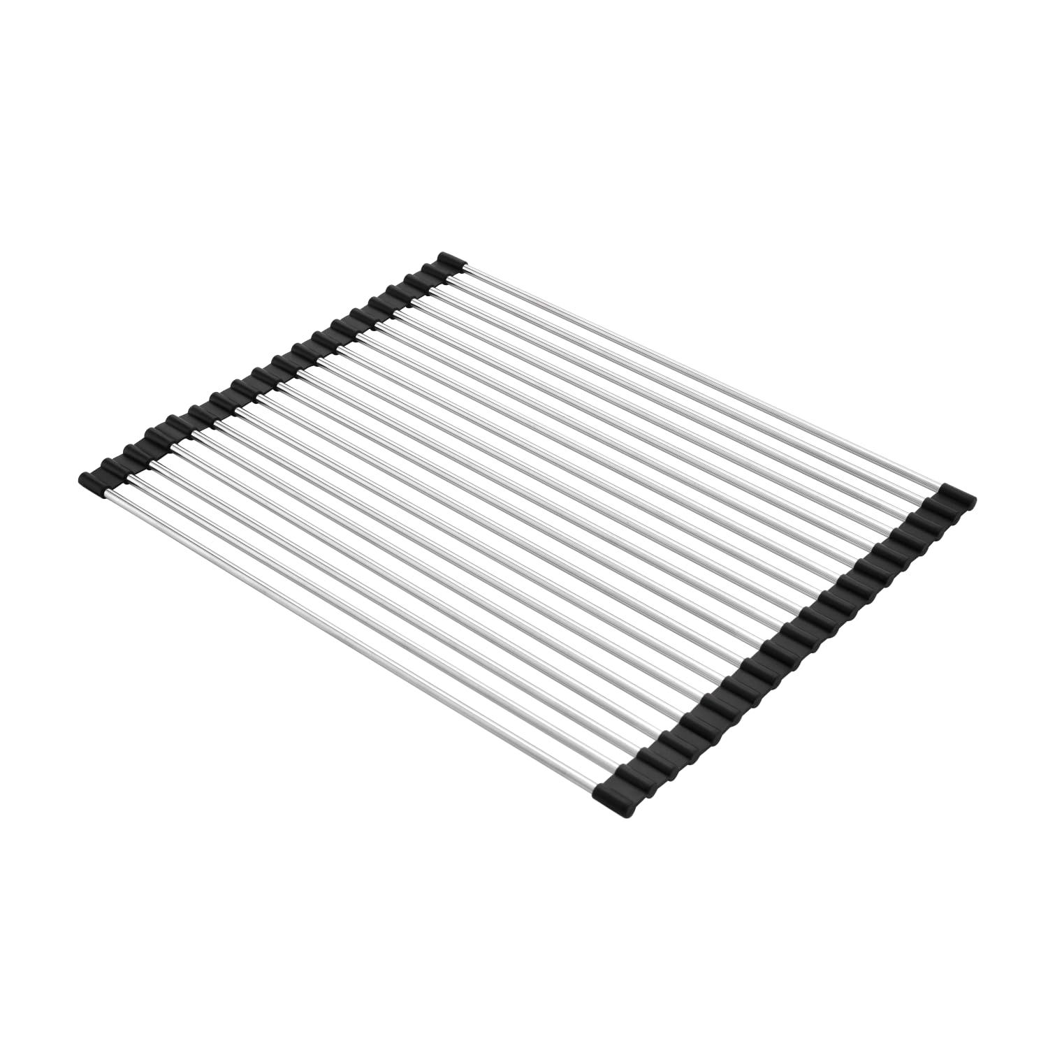 Carysil Fold Mat Drying Rack for Kitchen Sink, 37.8x2.6x1.4 cm ...