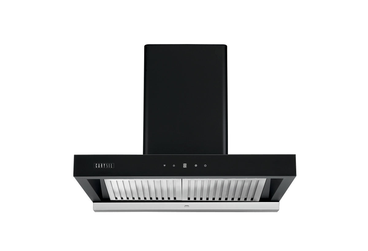 Carysil Mint 60 cm Kitchen Chimney, T-Shape, 1350 m³/hr Suction Capacity, Baffle Filter, Heat Auto Clean, 3-Speed Motion Sensor, LED Lamp, Lifetime Warranty