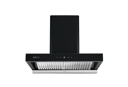 Carysil Mint 60 cm Kitchen Chimney, T-Shape, 1350 m³/hr Suction Capacity, Baffle Filter, Heat Auto Clean, 3-Speed Motion Sensor, LED Lamp, Lifetime Warranty