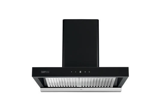 Carysil Mint 60 cm Kitchen Chimney, T-Shape, 1350 m³/hr Suction Capacity, Baffle Filter, Heat Auto Clean, 3-Speed Motion Sensor, LED Lamp, Lifetime Warranty