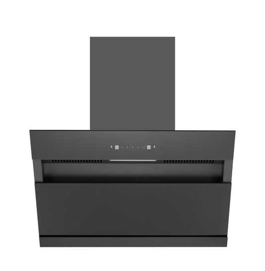 Carysil Vista 60 cm Kitchen Chimney, Vertical Slant, 1350 m³/hr Suction Capacity, Filterless, 3-Speed Motion Sensor, Heat Auto Clean, Oil Collector, LED Lamp, Lifetime Warranty